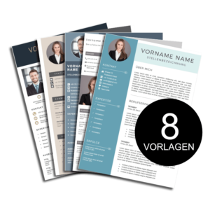 8 Lebenslauf Vorlagen Paket 8 Lebenslauf Vorlagen Paket