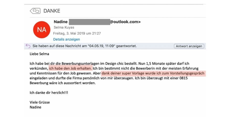 Auf absage muster antwort bewerbung Muster Absagen