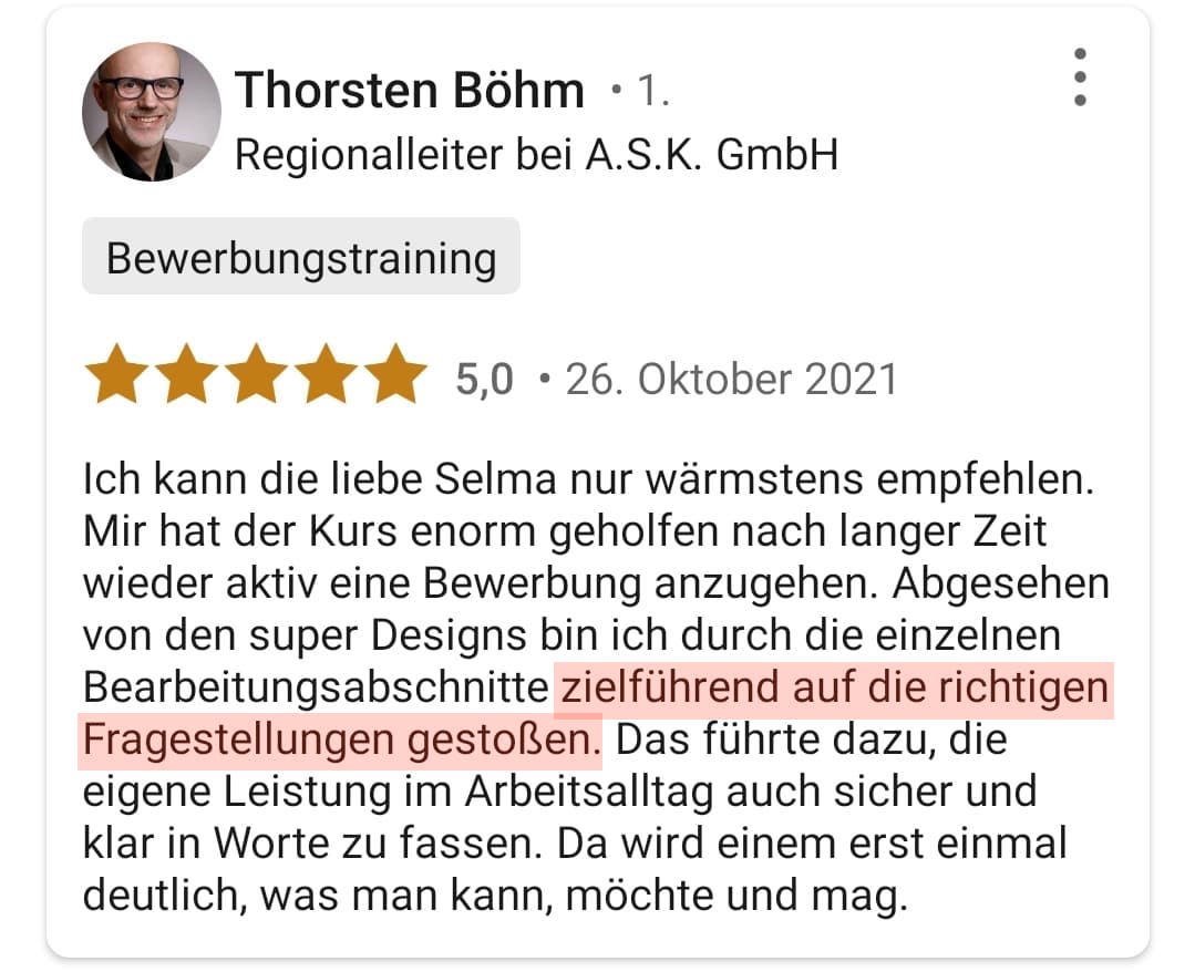 Empfehlung Thorsten